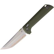 North Mountain 2418GR5 Chop 2 Crossbar Lock Knife Grn