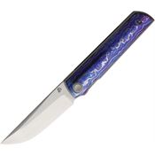 North Mountain 2412ZRDM Chop 4 Linerlock Knife Timascus
