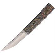 North Mountain KKNGLDTD Kaiken Linerlock Knife Golden Toad