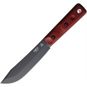 Ontario 7026B XL Hunter Fixed Blade Knife Red Mic