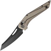 Petrified Fish P15BGADW Frigate Crossbar Lock Knife Bronze