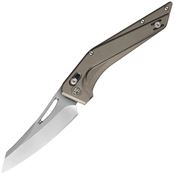 Petrified Fish P15BGAW Frigate Crossbar Lock Knife Bronze