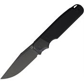 Rapax 003BKBS Buddy Linerlock Knife Black G10