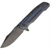 Reate 225 9DV2 Framelock Knife Ti Brz/Blue