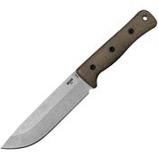 Reiff F6019GCMBLKA F6 Leuku Gen 2 Fixed Blade Knife Mic