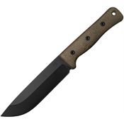 Reiff F601BGCMBLKA F6 Leuku Gen 2 Fixed Blade Knife Mic