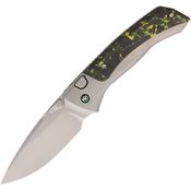 Remette RTWSTY Steed Button Framelock Knife Yellow