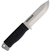 Rogan USA RFKMBLK RFK Fixed Blade Knife Black
