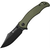 SenCut 250603 Tauron Linerlock Knife Olive Mic