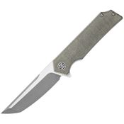 SIG TS8SG TSURU Linerlock Knife OD Green