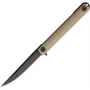 Spartan 12TN Nemec Linerlock Knife Tan GFN