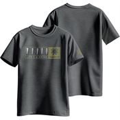 Spyderco TS05HGYL Life's A Grind T-Shirt Gry LG