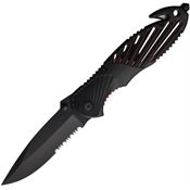 S-TEC 20318 Linerlock Knife Black/Red