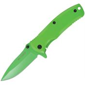 Tac Force 848GN Framelock Knife Assist Open Green