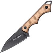 Tac Force FIX112BR Fixed Blade Knife Brown
