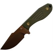 Tenable 014A7 Tiny Dancer Fixed Blade Knife Olive