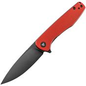 Trivisa JM07RG14 Hummingbird Linerlock Knife Red G10
