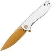 Trivisa JM07WG14 Hummingbird Linerlock Knife Wht G10