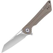 Trivisa TY25DG14 Monoceros-03 Linerlock Knife Desert