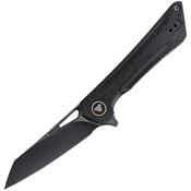 Trivisa TY25BM14 Monoceros-04 Linerlock Knife Black