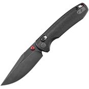 Trivisa JM06BM14 Butterfly Crossbar Lock Knife Black