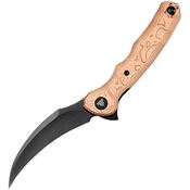 Trivisa TY19CU14 Lacerta Linerlock Knife Copper Foil