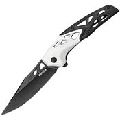 Trivisa XW02WBKG Leo-03 Linerlock Knife Black/White