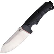 Uwharrie BBLBU Bushcraft Fixed Blade Knife Black