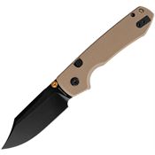 Vosteed A2927 Raccoon Top Linerlock Knife Sand