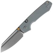 Vosteed A2930 Raccoon Top Linerlock Knife Gray
