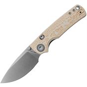 Vosteed A2626 Porcupine Top Linerlock Knife Mic