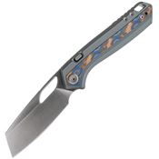 Vosteed A1813 Kroc 329 Top Linerlock Knife Ocean