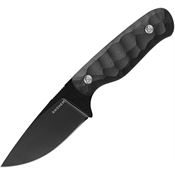 Anthem MLBKBK Mule Fixed Blade Knife BLK/BLK