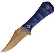 Auxiliary Manufacturing 001BLUR Deadhead Pocket Bowie Knife Blue