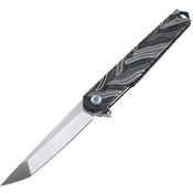 Dreamtech 3395GZ Linerlock Knife G10 Black/White