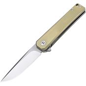 Dreamtech 4286GR Linerlock Knife Ti Gold