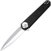 Dreamtech 4052GB Button Lock Knife G10 Black
