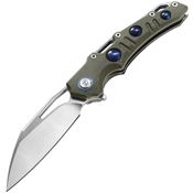 Dreamtech 3502MGR Linerlock Knife Micarta OD Green