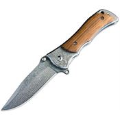 ElitEdge 10A67WD Linerlock Knife A/O Wood