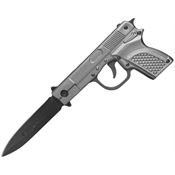 ElitEdge 10A98GY Top Open Trigger Lock Gray