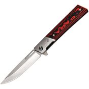 ElitEdge 10B028RD Linerlock Knife Black/Red