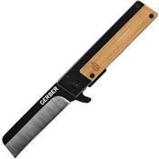 Gerber 2009257 Quadrant Framelock Knife Bamboo