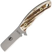 Knives Of Alaska 00077FG Bull Cutter Fixed Blade Knife Stag
