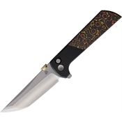 North Mountain Blade 2407CUCF Chop 2 Button Lock Knife Copper CF