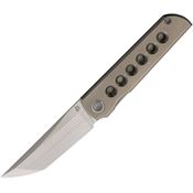 North Mountain Blade 2505BTIZD Chop Classic Framelock Knife Ti Hole