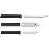 Rada G218 Peel, Pare and Slice Set Black