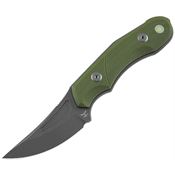 AuCon 100303 Fanglet Fixed Blade Grn G10