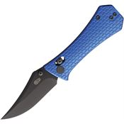 Auxiliary Manufacturing 009BLU Pocket Bowie Crossbar Lock Blu