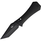Auxiliary Manufacturing 008ALTN Coffin Tanto Crossbar Lock Blk