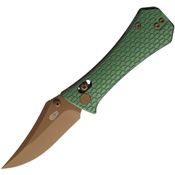 Auxiliary Manufacturing 009GRN Pocket Bowie Crossbar Lock Grn